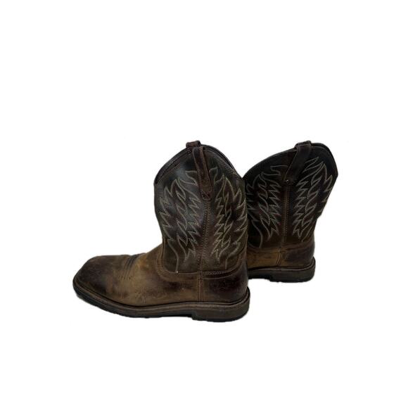 Ariat Groundbreaker Square Toe Work Boot – Men’s Western 9EE main image 5